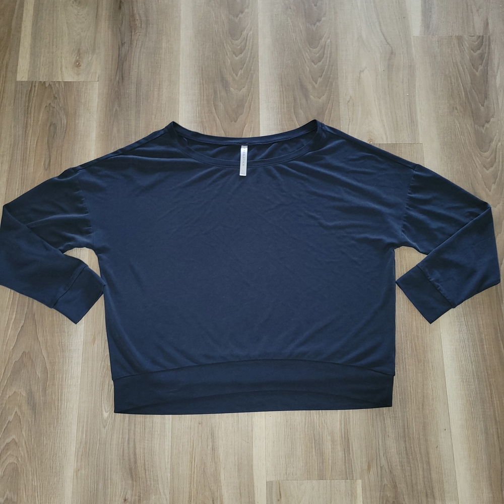 Elegant Navy Blue Women's Top